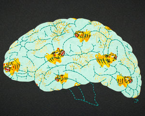 Brain in tiny angry tigers